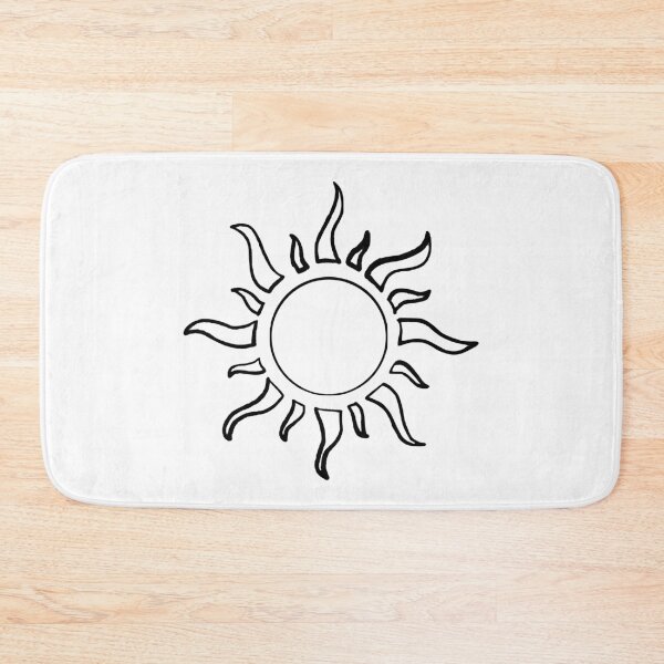 Item preview, Simple Sun Design in Black and White designed and sold by Ellora  Roy.