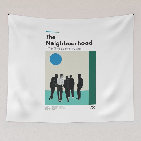 Item preview, The Neighbourhood Chip Chrome & The Monotones designed and sold by kyravreeland.