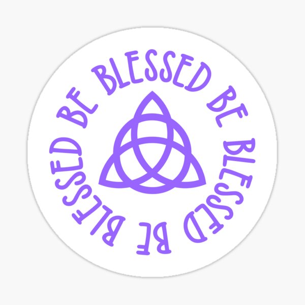 Item preview, Blessed Be Triquetra Cheeky Witch® designed and sold by cheekywitch.