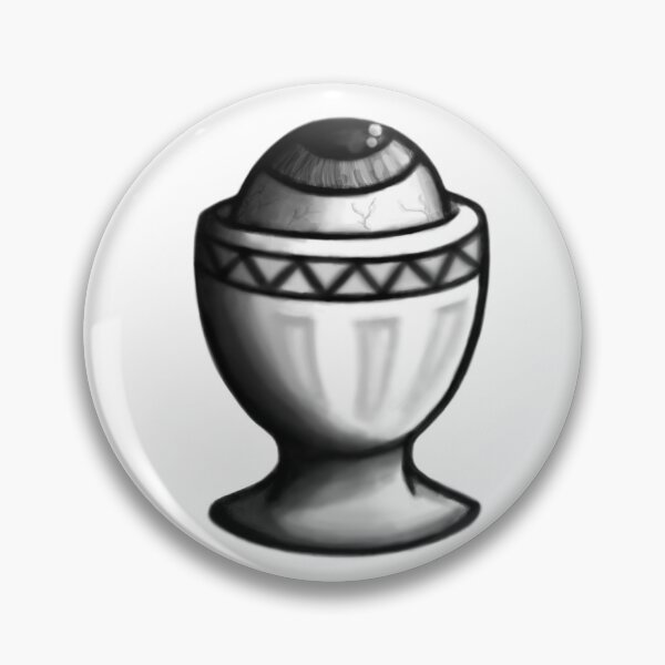 Item preview, Hard Boiled Eye - Black and White designed and sold by k8-doodles.
