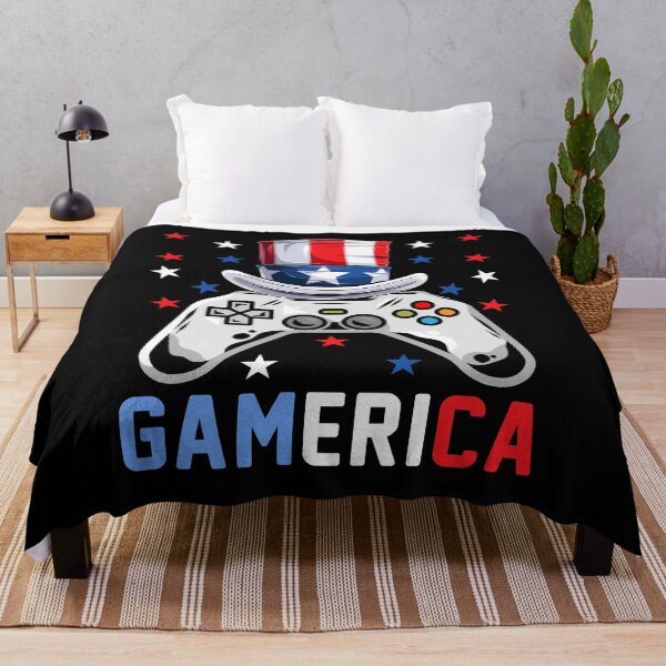 Artikelvorschau, Gamerica USA Gamecontroller mit amerikanischer Flagge entworfen und verkauft von larspat.