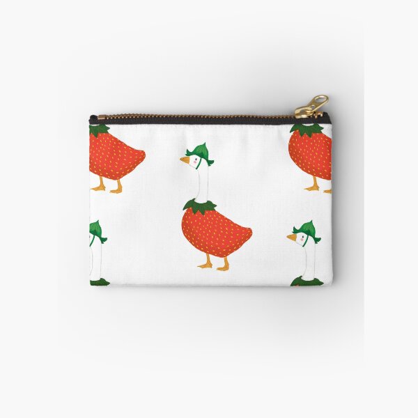 Item preview, Cute Red Strawberry Goose Illustration designed and sold by mumblesmusic.