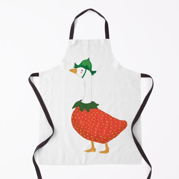 Item preview, Cute Red Strawberry Goose Illustration designed and sold by mumblesmusic.