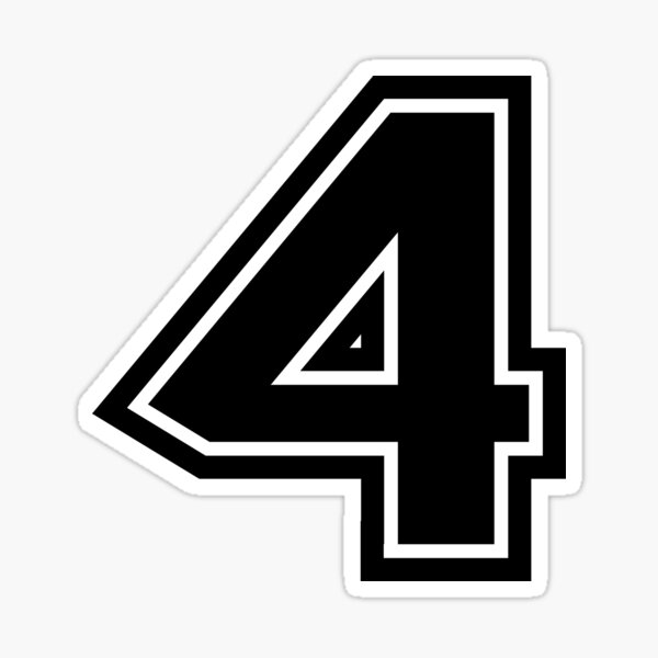 Item preview, jersey sport number team number 4 designed and sold by Happy-Pinnacle.