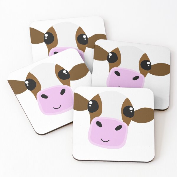 Item preview, Cute Brown and White Cow Head designed and sold by ape-designs.