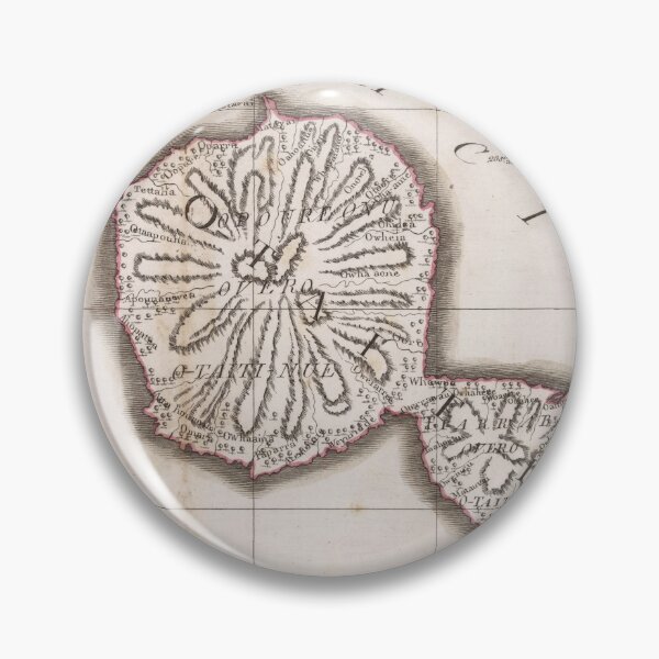 Item preview, Old Tahiti Map (1798) Vintage Otaheite Island Atlas designed and sold by BravuraMedia.