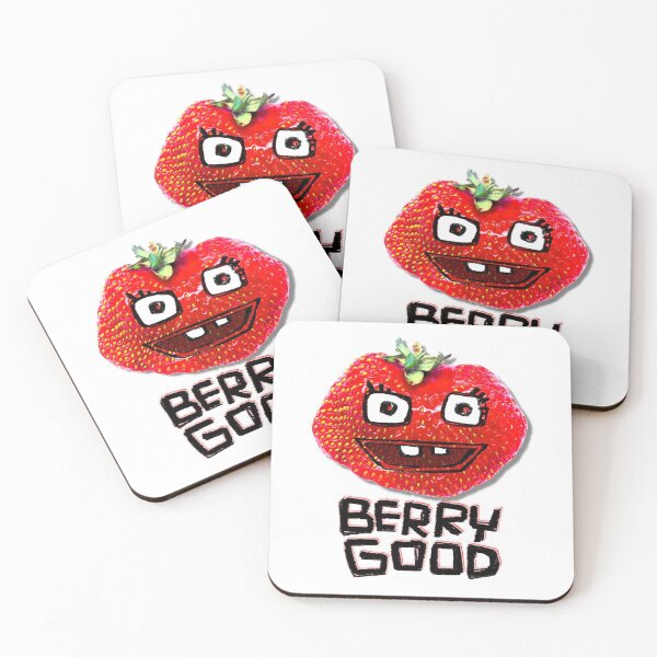 Item preview, Berry Good Funny Strawberry designed and sold by badlydrawnbabe.