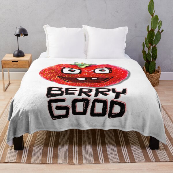 Item preview, Berry Good Funny Strawberry designed and sold by badlydrawnbabe.