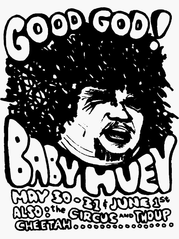 "Baby Huey Vintage soul music Art" Sticker for Sale by Ovnil Redbubble