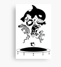 Bouncing Animals Canvas Print