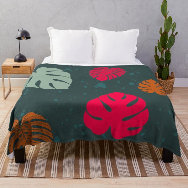Item preview, Monstera Leaves - Green and Pink designed and sold by gritnfire.