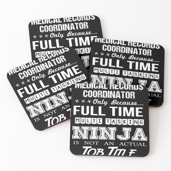 Item preview, Medical Records Coordinator T Shirt - Multitasking Ninja Job Gift Item Tee designed and sold by emorestste.
