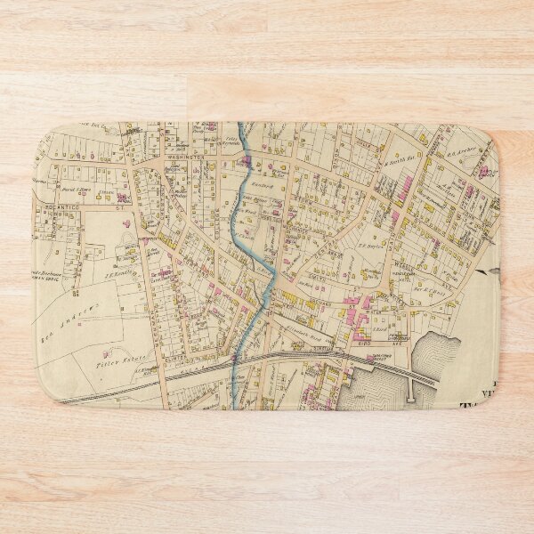 Item preview, Old Tarrytown NY Map (1881) Vintage Sleepy Hollow New York Atlas designed and sold by BravuraMedia.