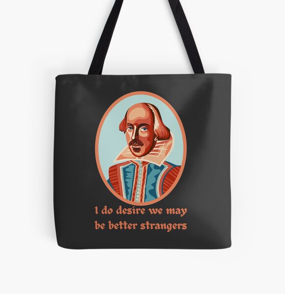 Shop Shakespeare and Company Casual Style Canvas Logo Totes by  Wintersweet06