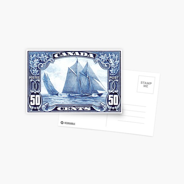 Item preview,  1929 Canada Schooner Bluenose Postage Stamp designed and sold by retrographics.
