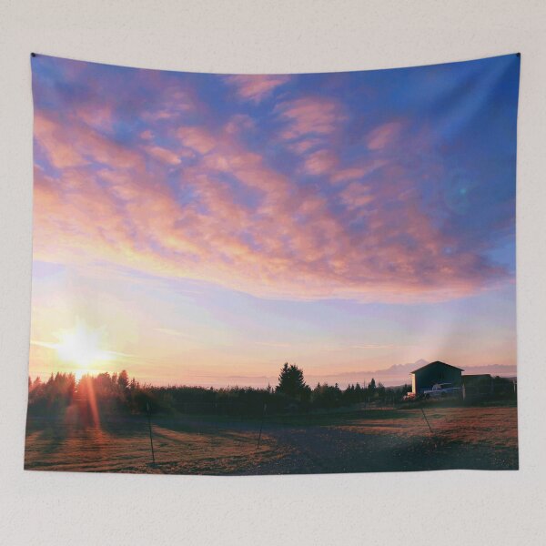 Item preview, Vibrant Alaskan Sunset Sky designed and sold by djamorartworks.