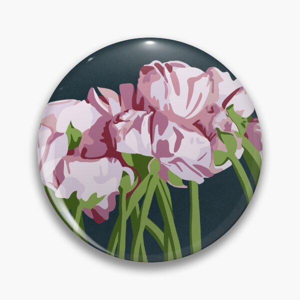 Item preview, Pink Poppies - Colour Block Floral designed and sold by OnYourHeart.