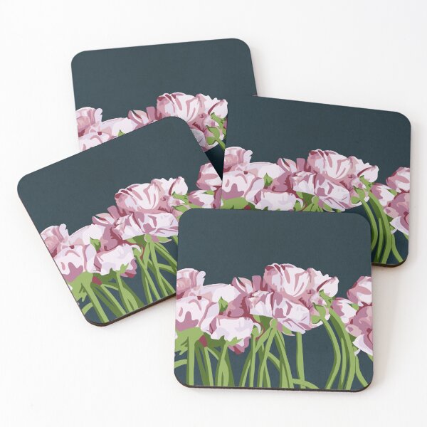 Item preview, Pink Poppies - Colour Block Floral designed and sold by OnYourHeart.