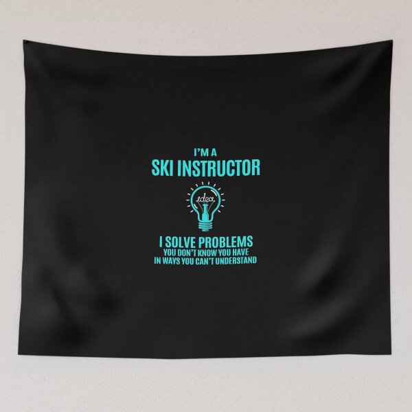 Item preview, Ski Instructor T Shirt - I Solve Problems Gift Item Tee designed and sold by zubakbrita.