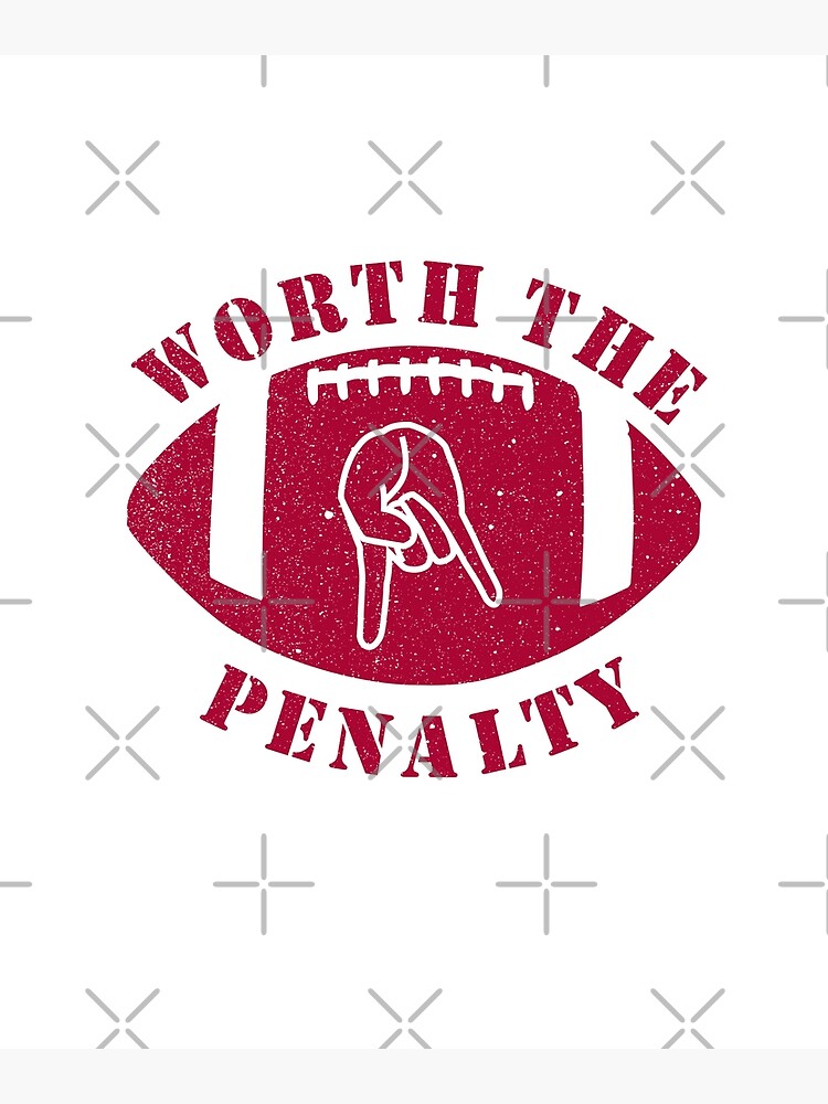 "Horns Down Worth The Penalty Oklahoma Texas Red River" Poster by