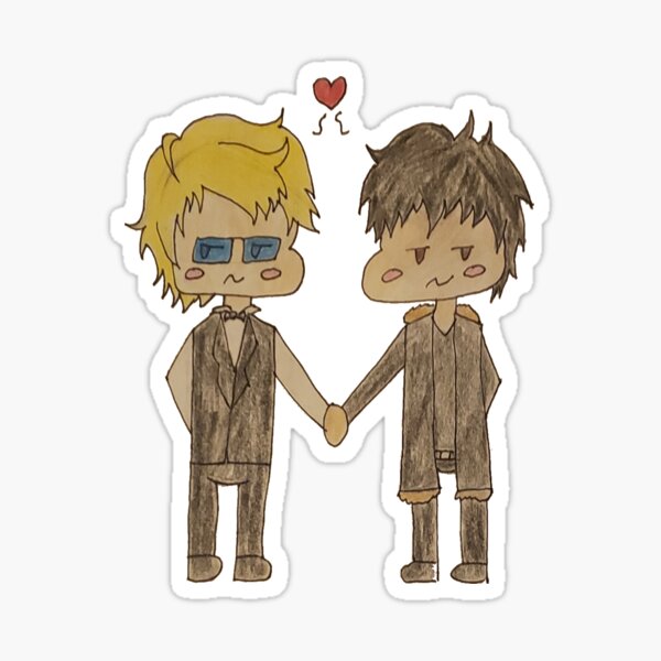 Aperçu de l'œuvre Shizaya Chibi Sticker créée et vendue par harleyjinx.