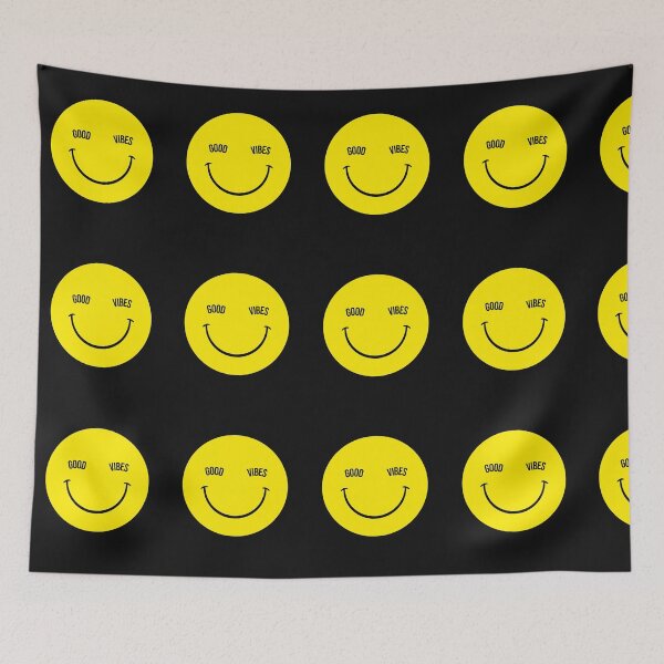 Item preview, Good Vibes Smiley Face designed and sold by Apparel-City.