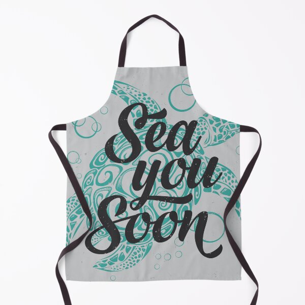 Item preview, "Sea You Soon" Aesthetic Turtle Pun designed and sold by Digital-Galore.