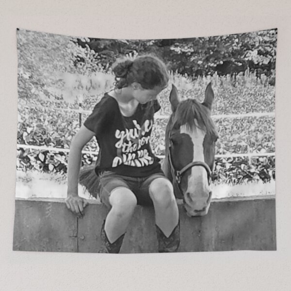 Item preview, Girl & Her Horse (Photography) designed and sold by Lori Ackley.