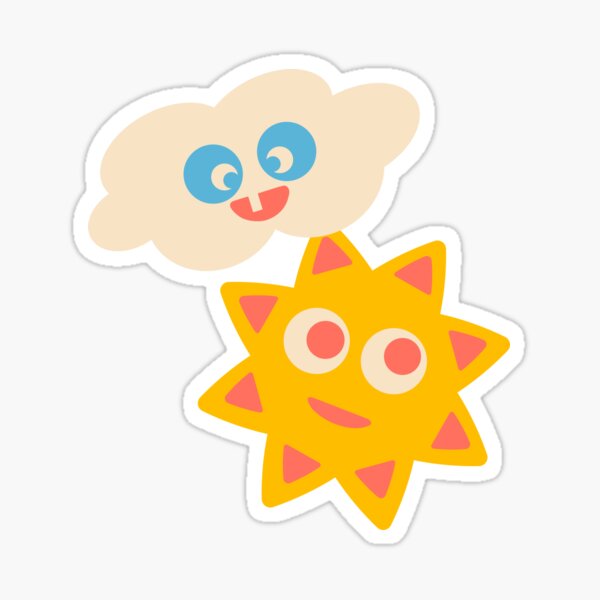 SUNNY WITH CLOUDY PERIODS - UnBlink Studio by Jackie Tahara Sticker