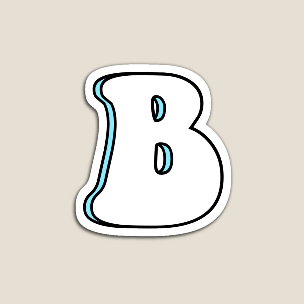 Letter B' Sticker