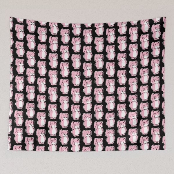 Item preview, Anybunny There? (Pink x Black) designed and sold by the-krisney-way.