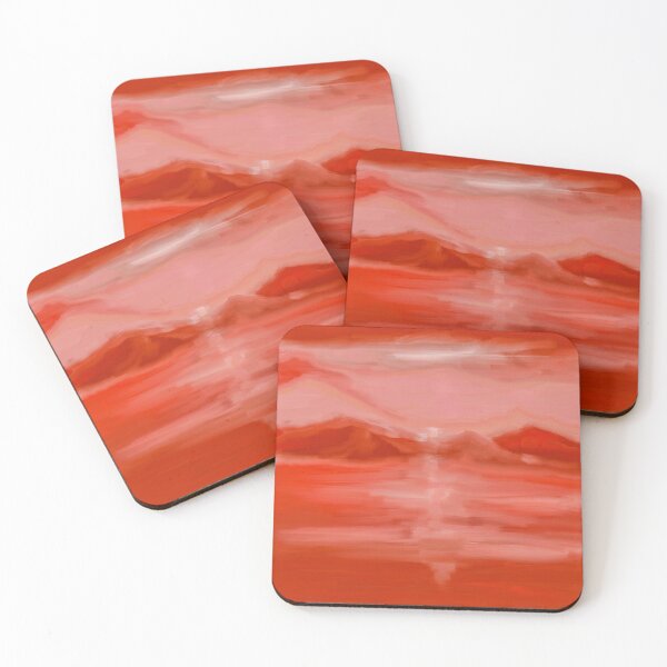 Item preview, Crimson Mountains  designed and sold by Artpiphany.