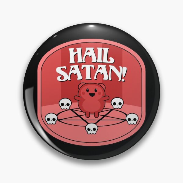 Item preview, Hail Satan Kawaii Retro designed and sold by sheatherley.