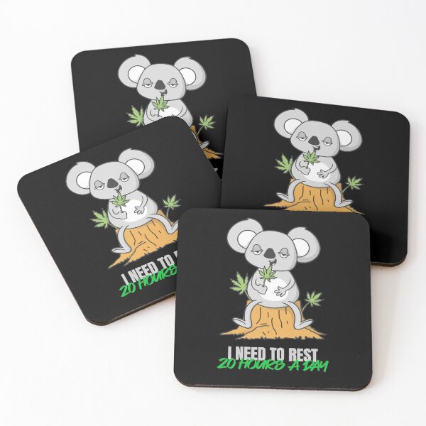 Item preview, Bed Life Sleepy Koala Snacking Away designed and sold by jrobdesignz.