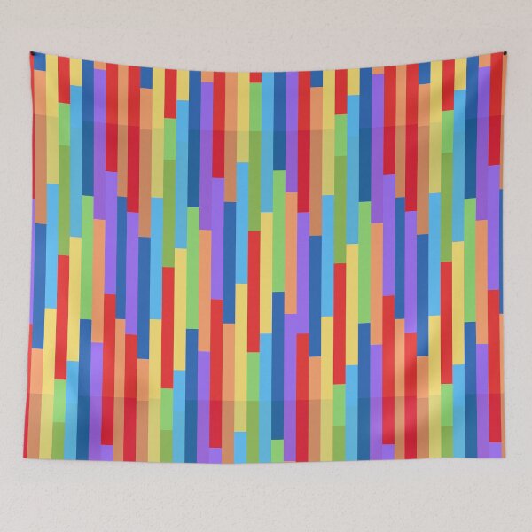 Item preview, Stripes colorful Stripes designed and sold by Pearl-Island.