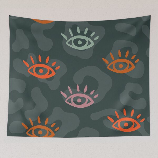 Item preview, Evil Eye - Green and Orange  designed and sold by gritnfire.
