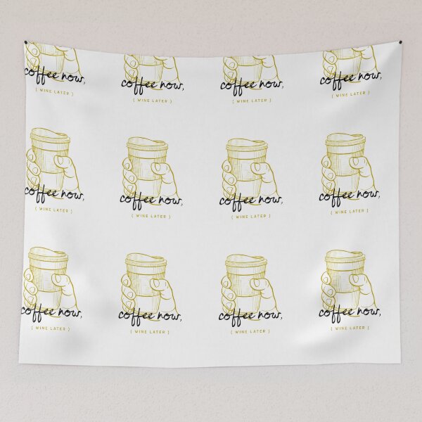 Item preview, Coffee now, Wine Later designed and sold by Apparel-City.