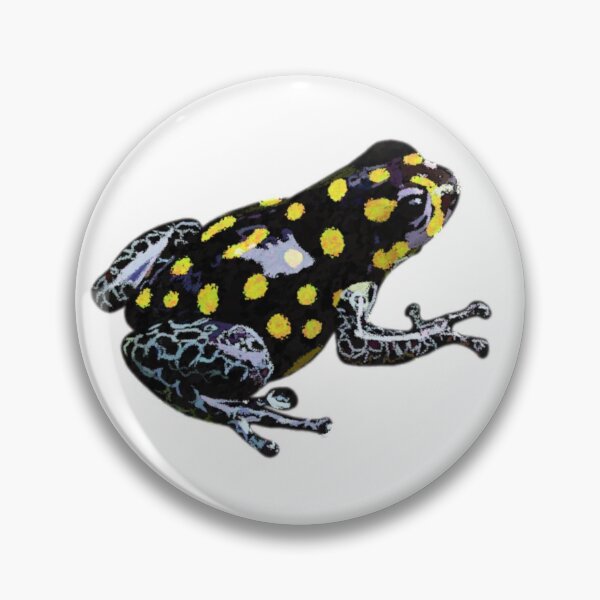 Item preview, Black and yellow dart frog designed and sold by sarcohpagus.