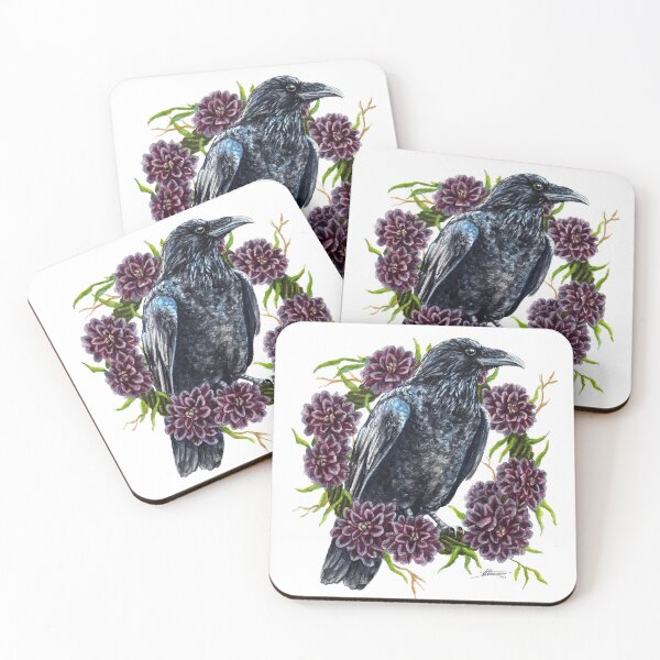 Item preview, Raven and Dahlias designed and sold by Nikita Schaap.