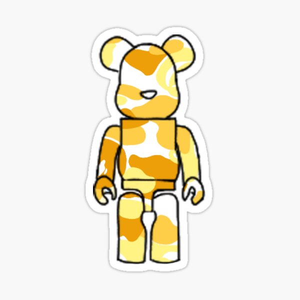 5 Pcs Bearbrick Stickers 