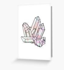 Galaxy Crystal Graphic Greeting Card