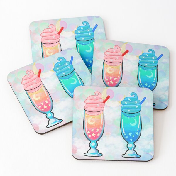 Item preview, Sunset and night sky drinks designed and sold by MarielaArtShop.