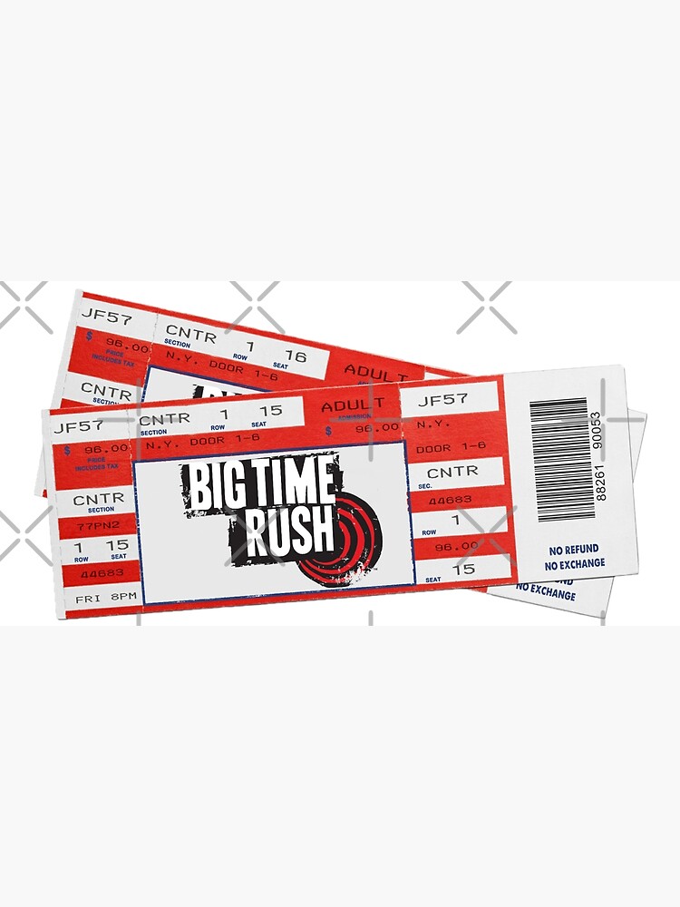 "Big Time Rush Concert tickets " Poster for Sale by marionroo24 | Redbubble