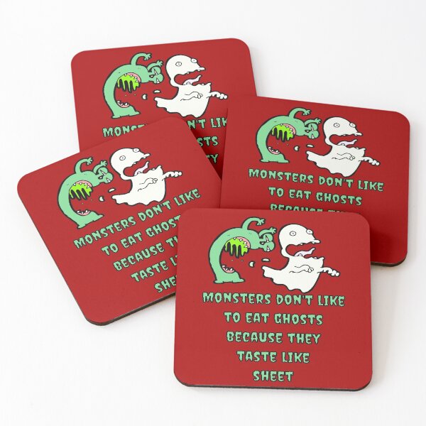 Item preview, Monsters Don't Like Eating Ghosts Because They Taste Like Sheet designed and sold by goodguy53.