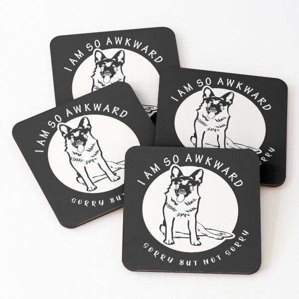 Item preview, Not sorry I am awkward Dog Design designed and sold by Staryler.