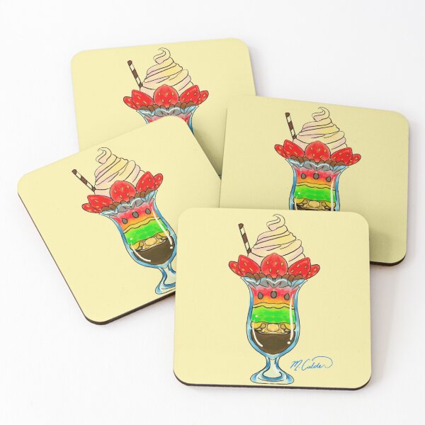 Item preview, Strawberry Watermelon Parfait designed and sold by MarielaArtShop.