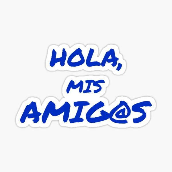 Amigos Amigues Sticker for iOS & Android