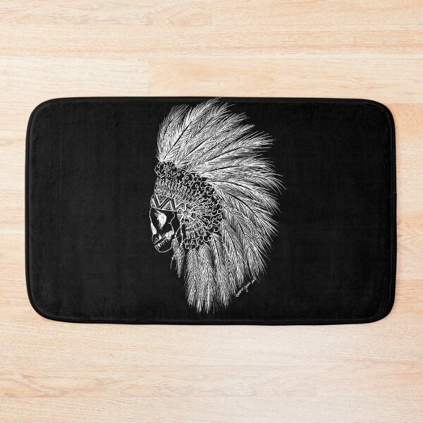 Item preview, Emma Jones Art - Chief of the Dead - Boho Chief Illustration (White) designed and sold by emmajonesart.