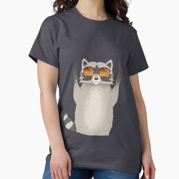 Item preview, Raccoon giving the finger designed and sold by Trash Panda  Raccoons and Astrology.