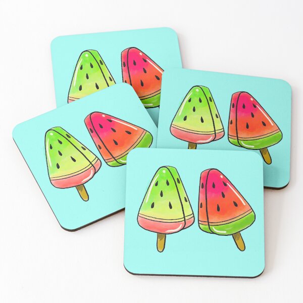 Item preview, Watermelon Popsicles designed and sold by MarielaArtShop.